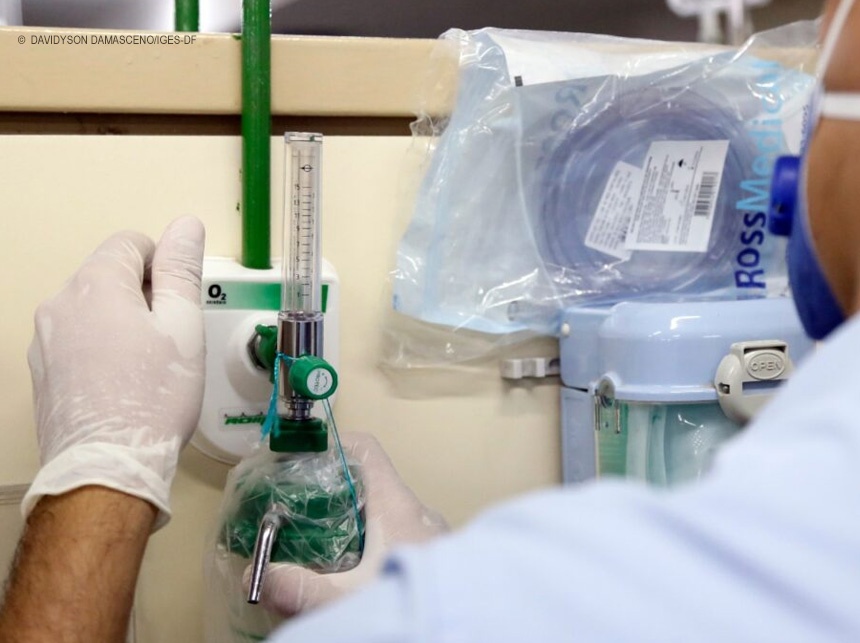 IGESDF conta com mais de 1,7 mil pontos de oxigênio