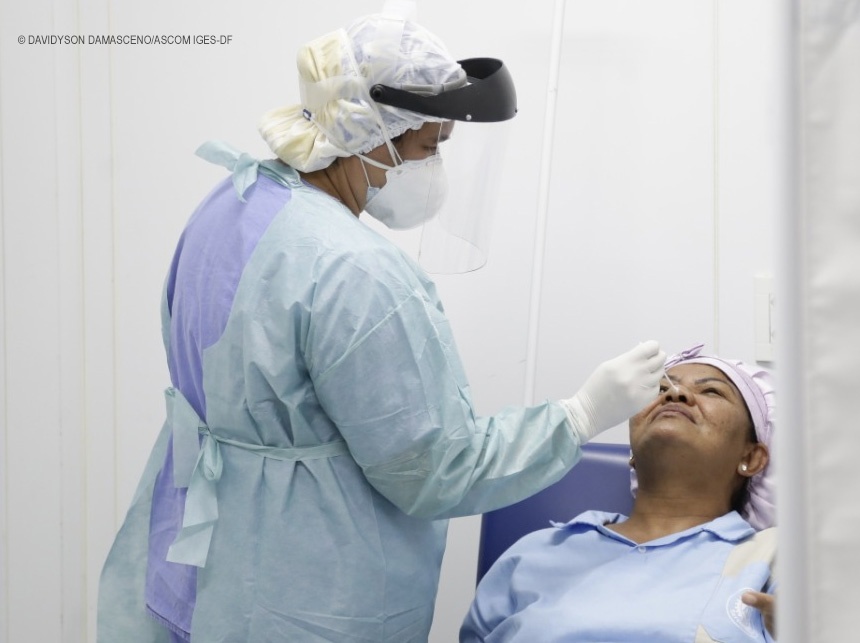 IGESDF aplica mais de 50 mil testes em supostos infectados