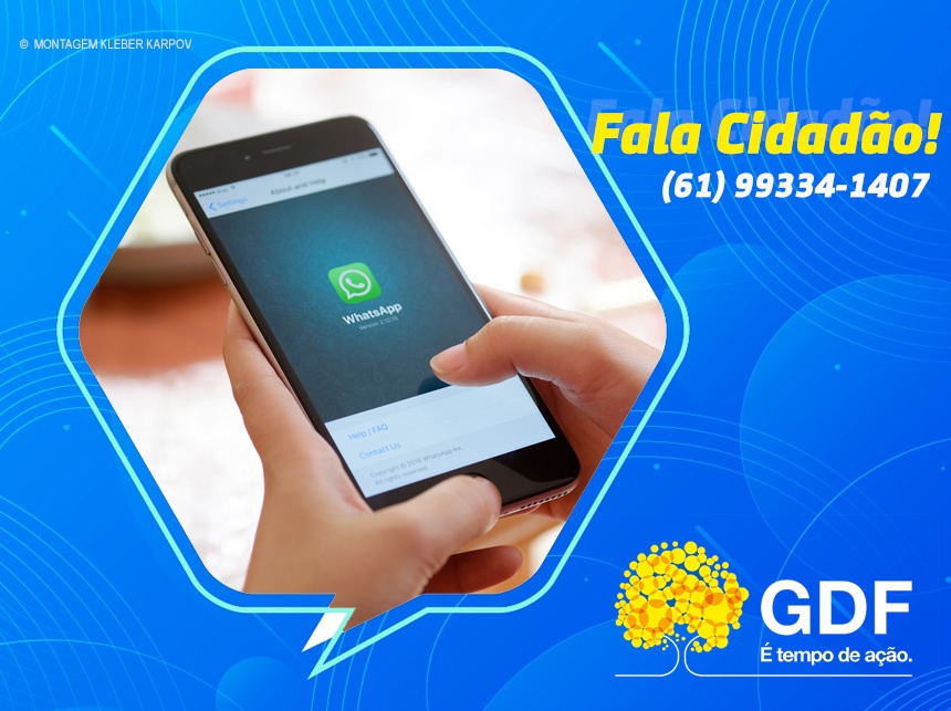 Secretaria de Atendimento à Comunidade abre canal de comunicação aos cidadãos do DF por meio do Whatsapp