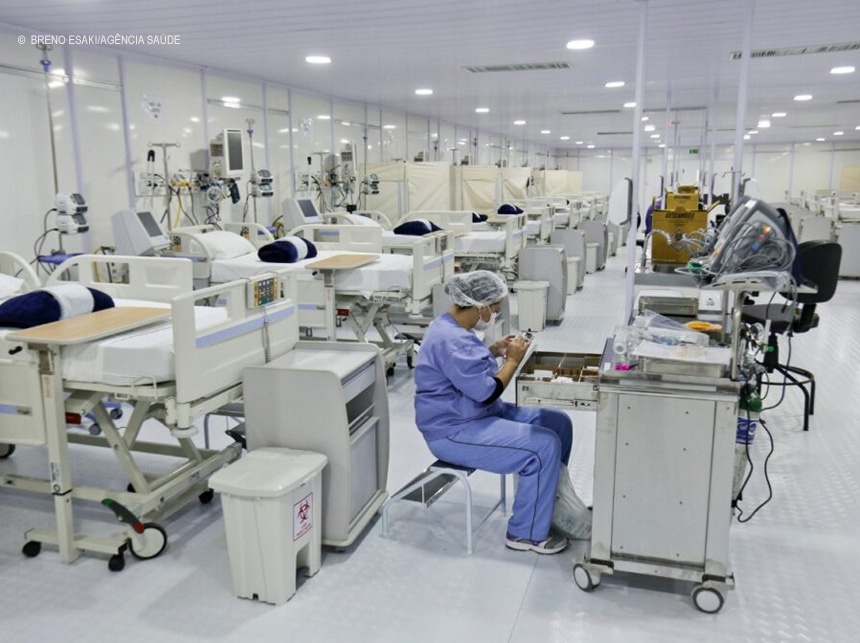 Leitos de hospitais de campanha do DF recebem nova nomenclatura