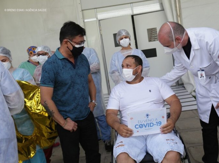 Brasília atinge a 100ª alta dos novos hospitais de campanha