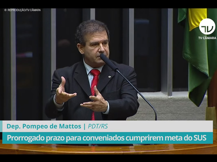 Câmara aprova suspensão das metas de entidades com o SUS até o fim deste ano