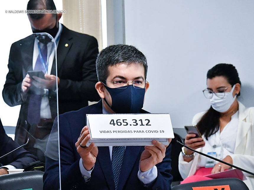 CPI: Randolfe quer explicações de Osmar Terra sobre gabinete paralelo