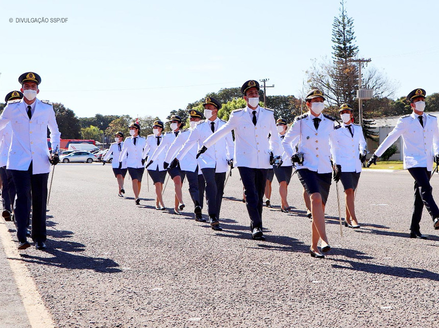 CBMDF faz cerimônia para a chegada de novos militares