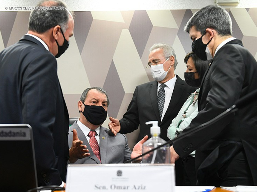 Integrantes da CPI respondem a xingamentos e acusações de Bolsonaro