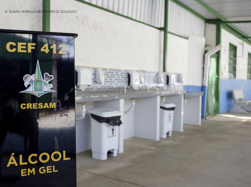 Escolas do DF recebem R$ 105 milhões em benfeitorias para o retorno as aulas presenciais