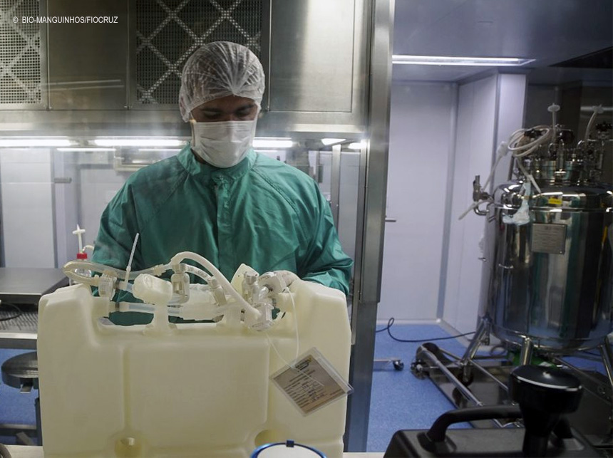 Covid-19: Fiocruz recebe neste sábado nova remessa de insumos