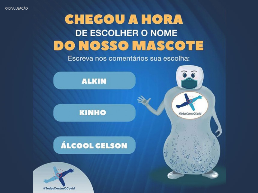 Ajude a escolher o nome do mascote de combate à covid-19 do DF