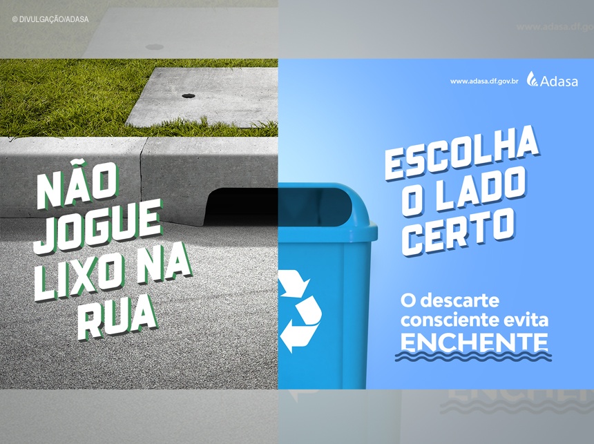 Enchentes: Campanha traz alerta sobre os perigos do descarte irregular de lixo
