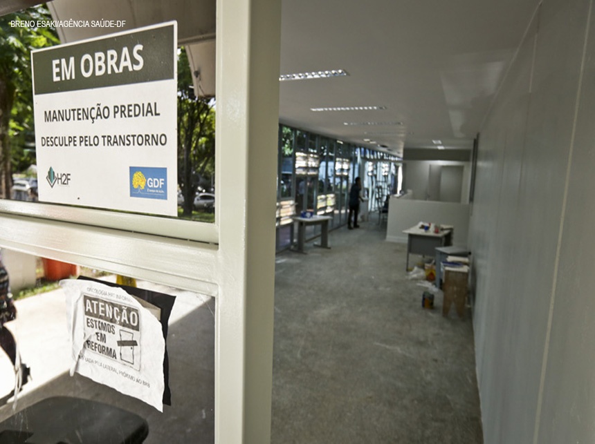 Hospital de Taguatinga passa por obras de manutenção predial