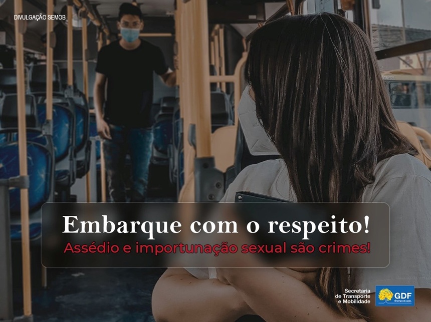 Campanha contra assédio no transporte público