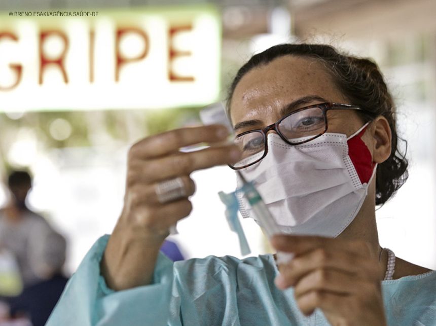 Saúde do DF antecipa vacinação contra a gripe para crianças de 6 meses a 5 anos