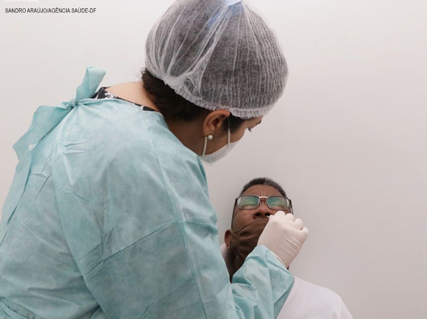 Posto de testagem da rodoviária do Plano Piloto já realizou 150 testes de covid-19