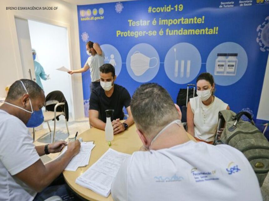 DF realiza mais de 1,5 mil testes de Covid-19 em dois dias