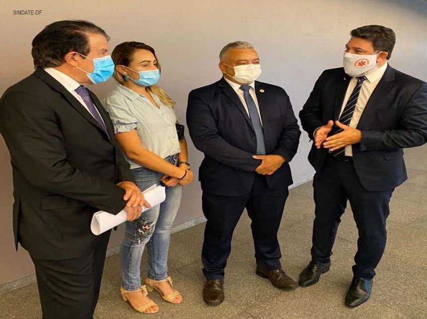 Sindate vai até a CLDF solicitar o reajuste do auxílio alimentação