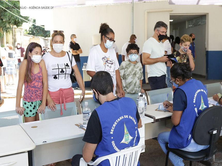 DF terá vacinação contra a covid-19 no sábado e segunda-feira de carnaval