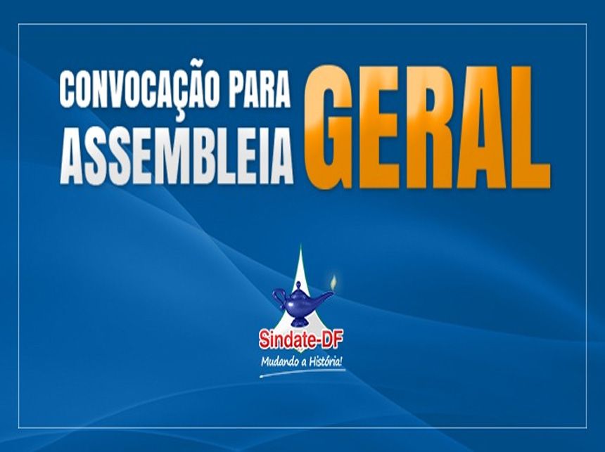 Sindate convoca Assembleia Geral para eleição de Comissão Eleitoral