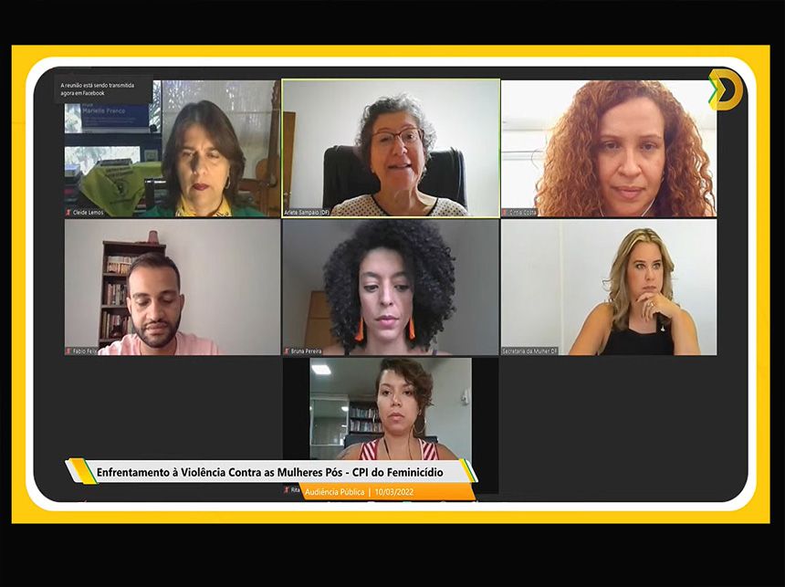 Audiência pública avalia implantação de políticas sugeridas pela CPI do Feminicídio no DF
