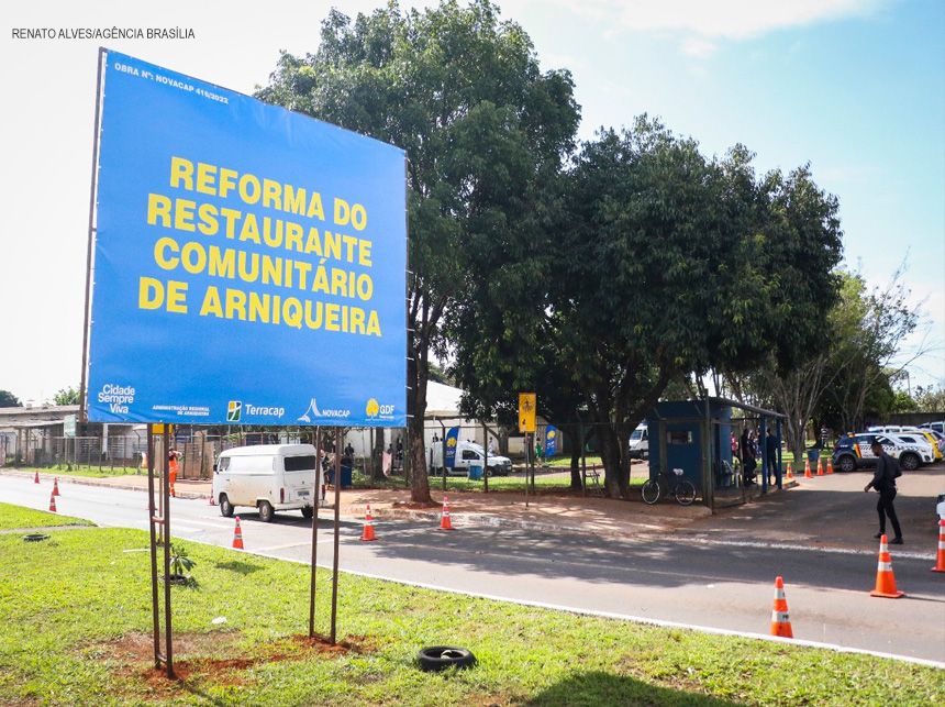 Arniqueira terá restaurante comunitário com capacidade para 2 mil pessoas