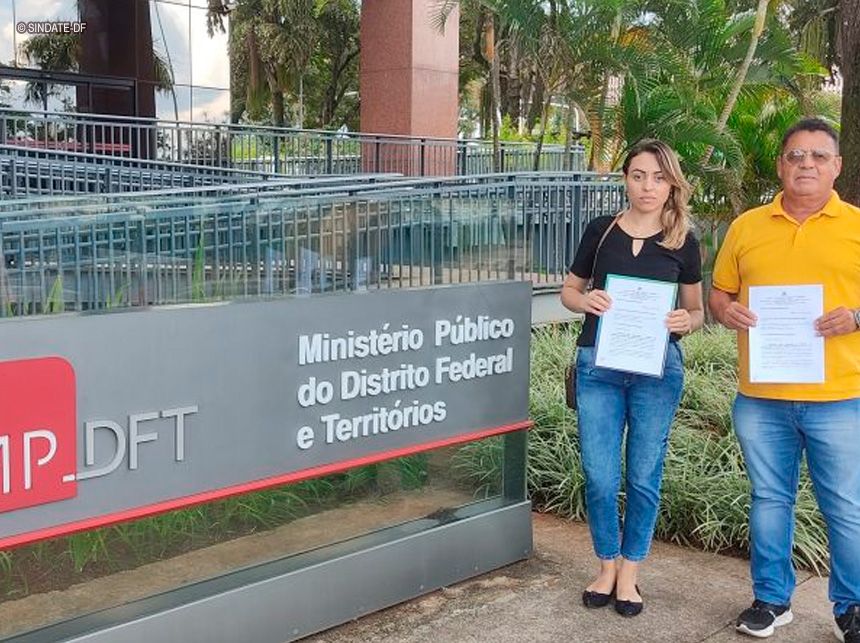 Após fiscalização conjunta, diretores do Sindate protocolam ofício no MP para denunciar déficit de profissionais