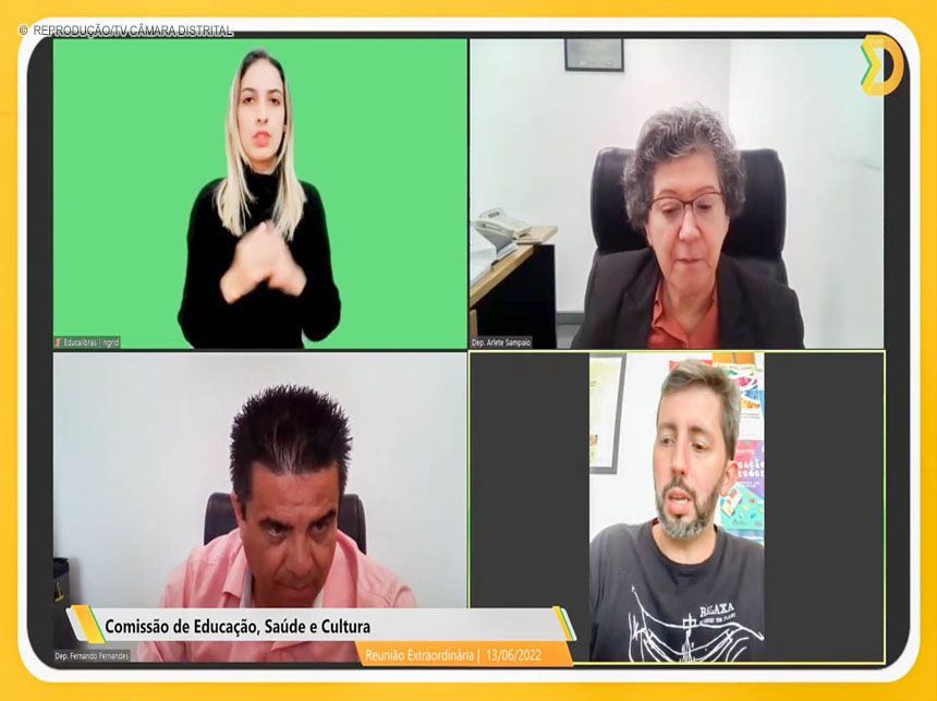 Comissão de Educação e Saúde e Cultura da CLDF aprova mais de 30 proposições