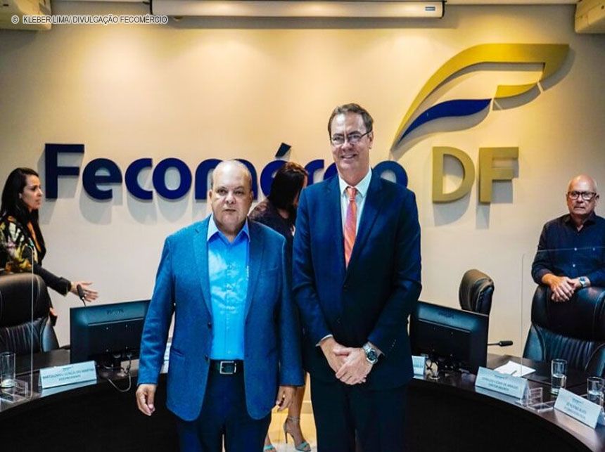 Ibaneis participa da primeira reunião da nova diretoria da Fecomércio