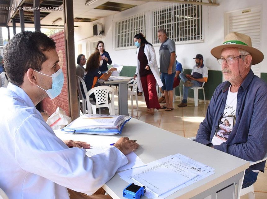 Ação leva exames preventivos de saúde à população rural do DF