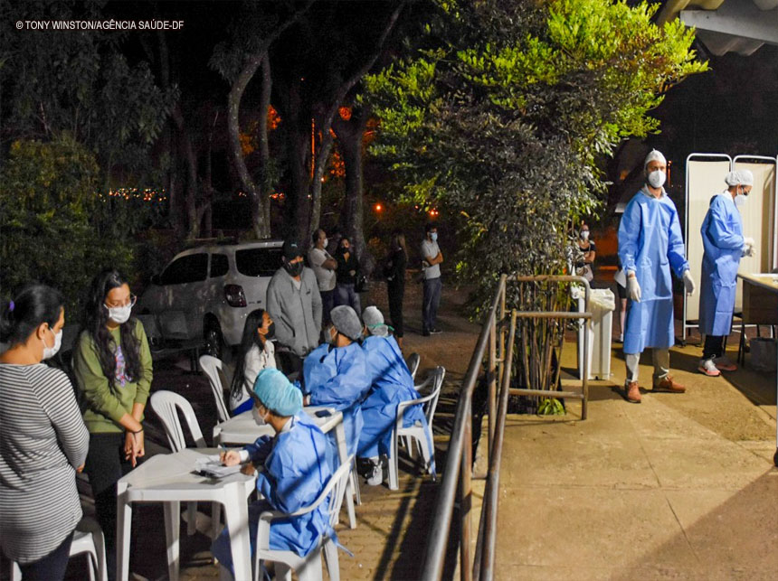 Três novos pontos de vacinação noturna começam nesta segunda (27)