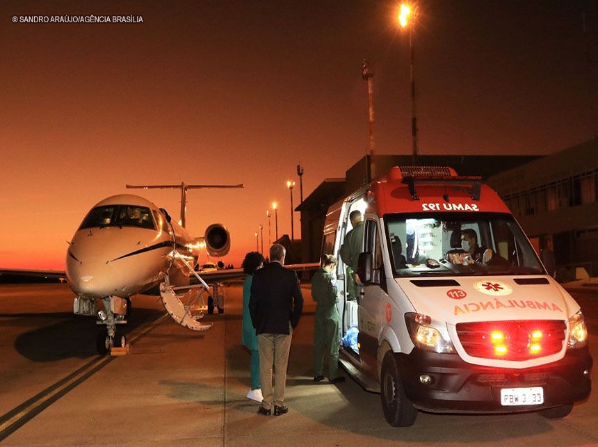 Servidores da saúde e da Força Aérea se unem para salvar a pequena Eliza