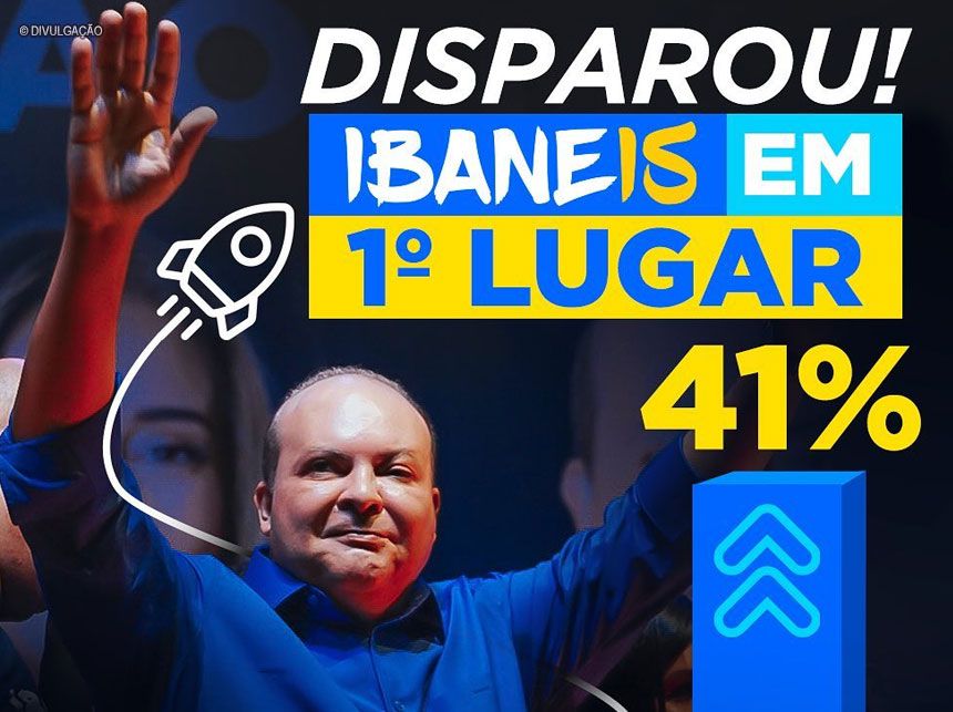 Pesquisa Instituto IPEC TV Globo aponta Ibaneis chega a 41% das intenções de voto no DF