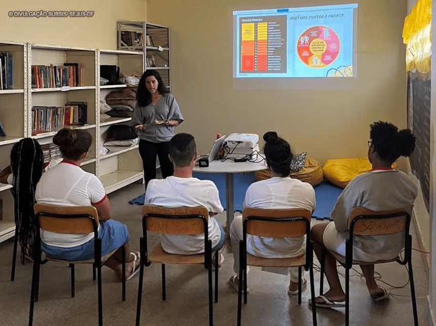 Agosto Lilás: Campanha da Sejus sobre a Lei Maria da Penha inicia hoje (8), no Socioeducativo