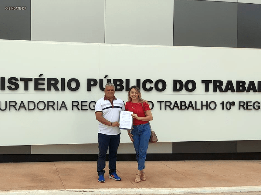 Sindate protocola ofício no MPT para a execução da Lei do Piso Salarial