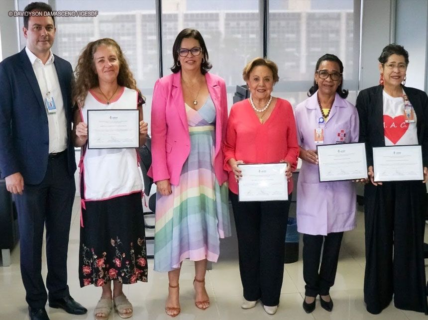 IGESDF reconhece trabalho de entidades voluntárias que atuam no HBDF