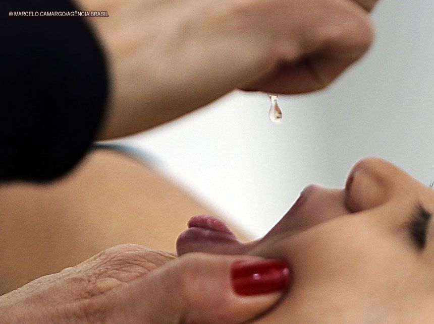 Ministério da Saúde intensifica vacinação contra a poliomielite