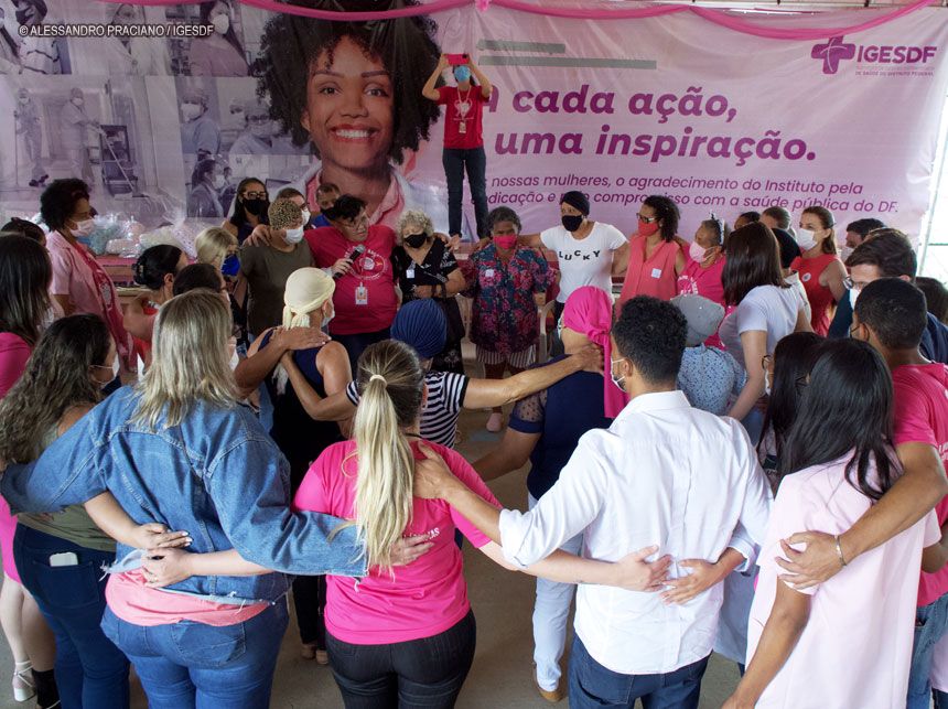 Pacientes recebem ‘abraço’ de Acolhimento Pré-Cirúrgico da Mastologia