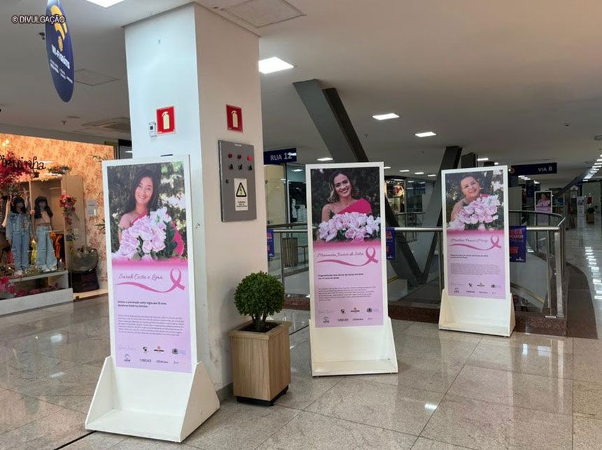 Exposição ‘Câncer de Mama: Superação’ e Doação de Cabelos marcam Outubro Rosa no Mega Moda