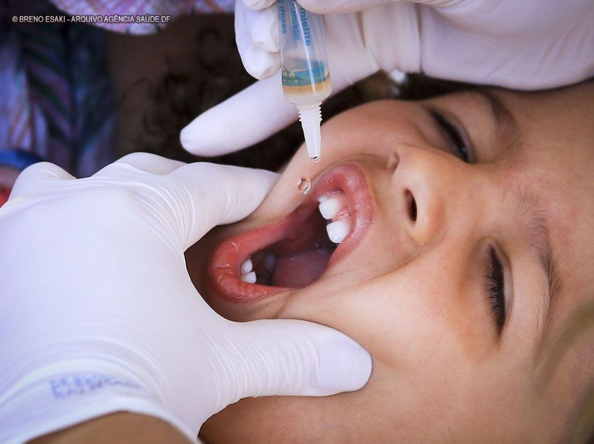 GDF faz apelo para vacinação contra a pólio de crianças de até 4 anos