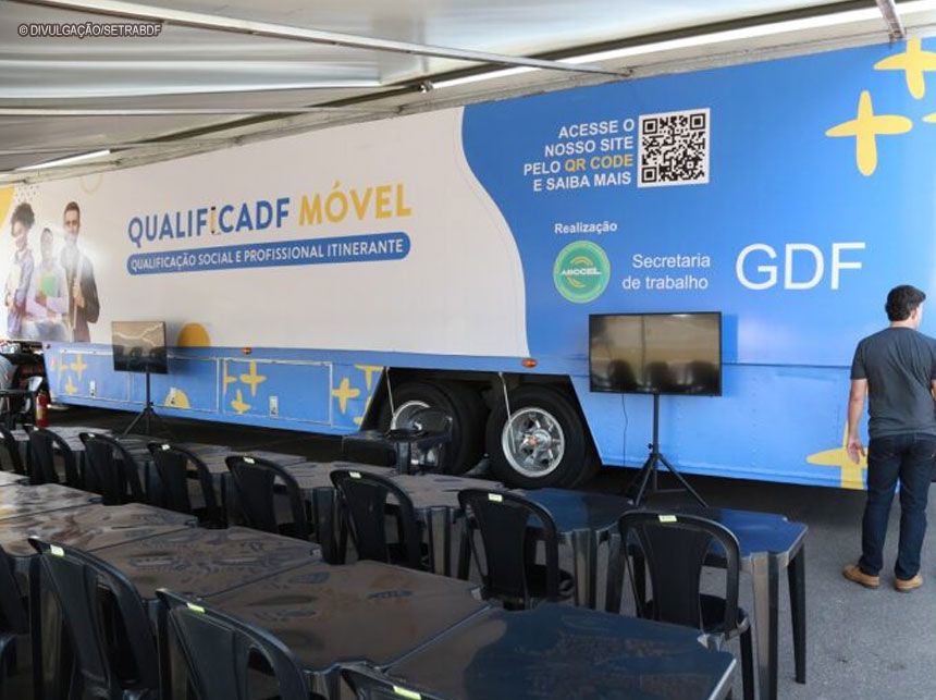 Qualifica DF Móvel reabre 880 vagas em cursos profissionalizantes