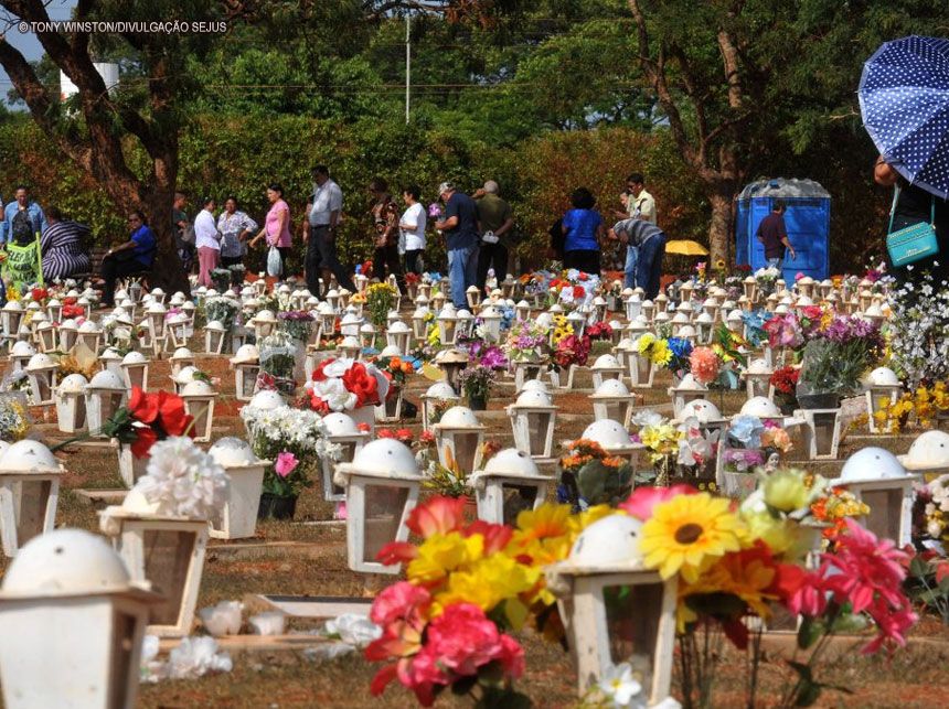 Dia de Finados: cemitérios no DF devem oferecer atendimento psicológico e social
