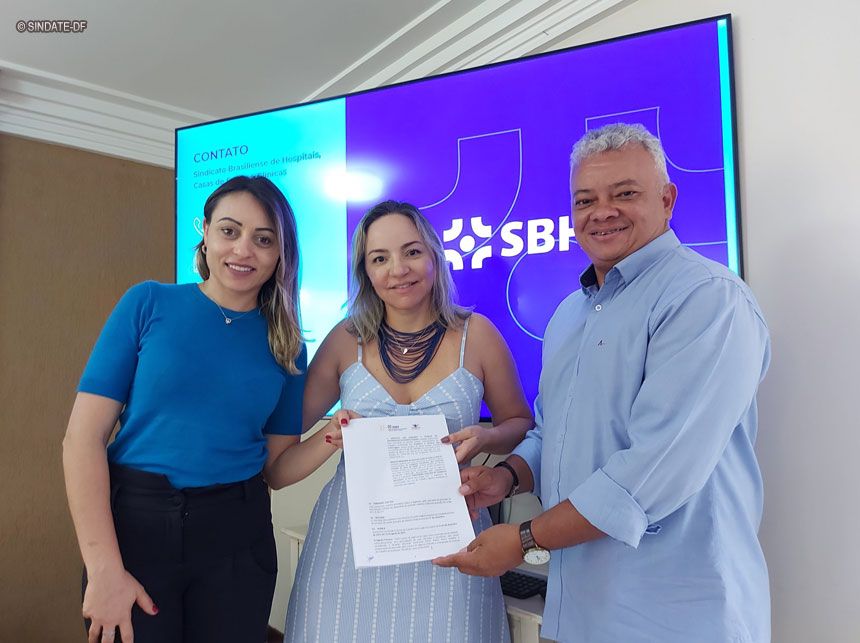 Sindate e SBH assinam Convenção Coletiva de Trabalho