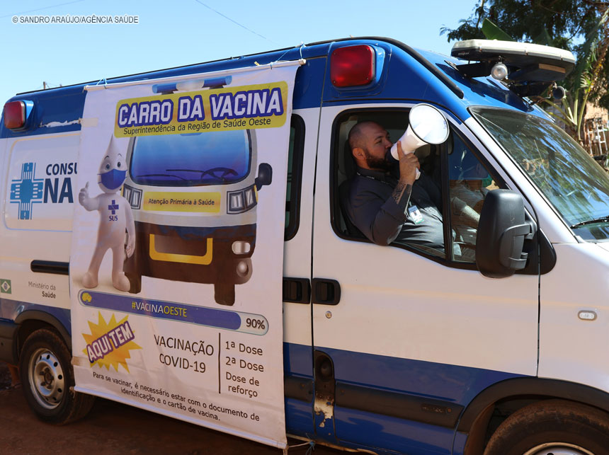 Novo Carro da Vacina reforçará ações de imunização em Ceilândia, Brazlândia e Sol Nascente/Pôr do Sol