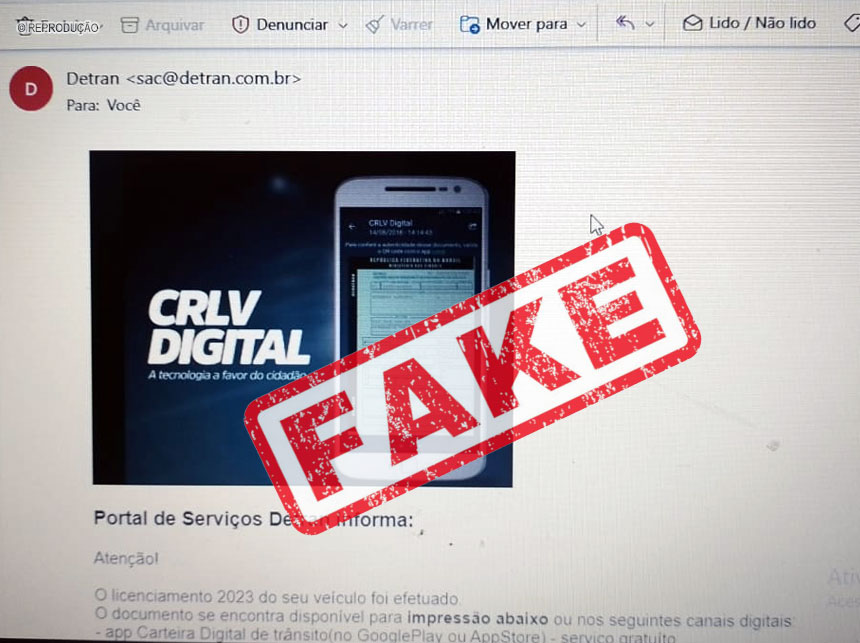 Cuidado! Detran-DF chama a atenção para golpes por e-mail