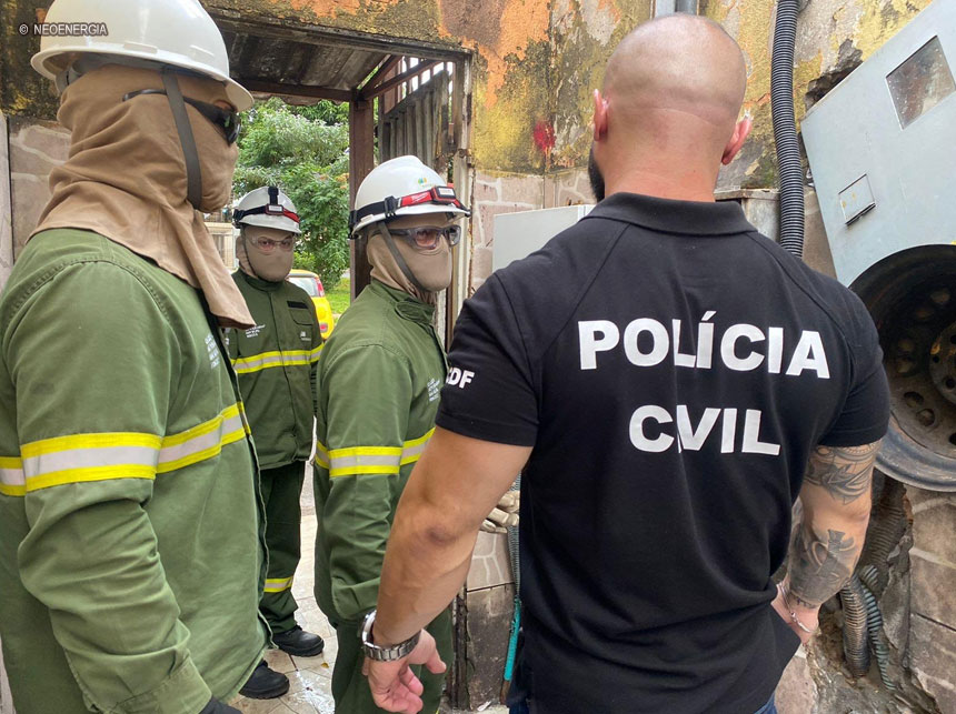 Neoenergia e Polícia Civil flagram padarias em furto de energia noRiacho Fundo I