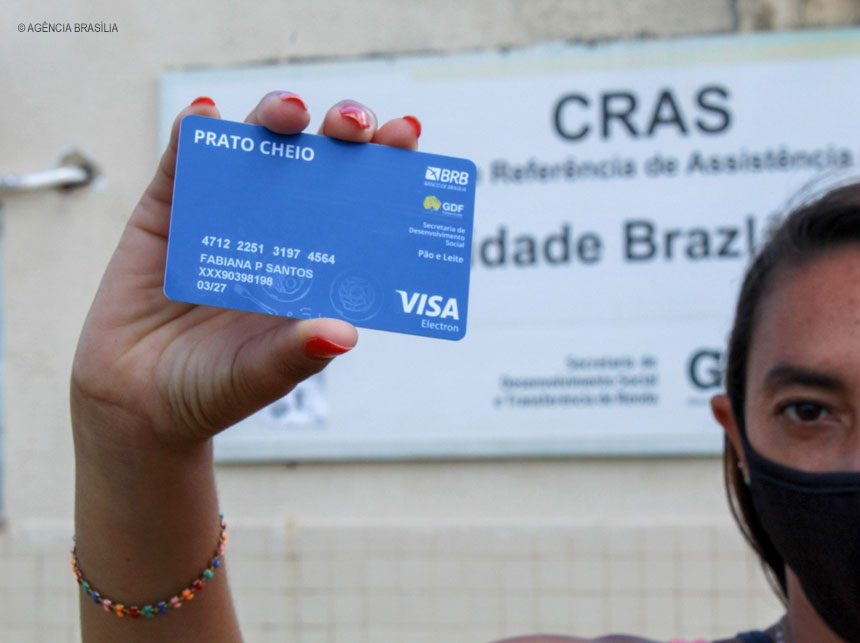 GDF libera mais de R$ 21,2 milhões para o Cartão Prato Cheio e o DF Social