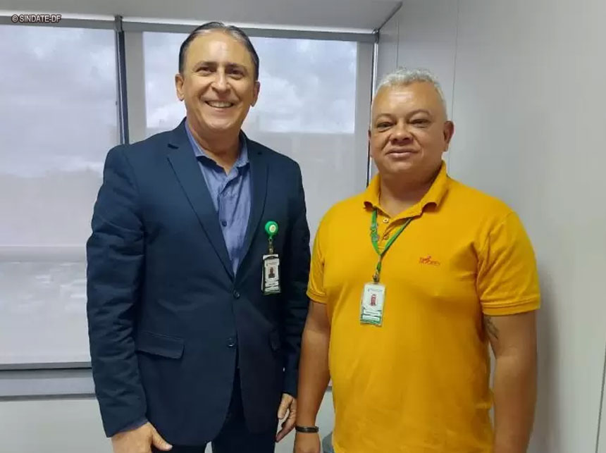 Sindate se reúne com novo SUGEP da SESDF para tratar de demandas da categoria