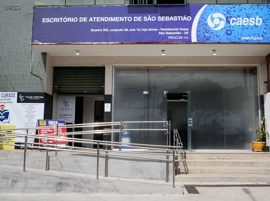 Escritório de Atendimento da Caesb em São Sebastião tem novo endereço