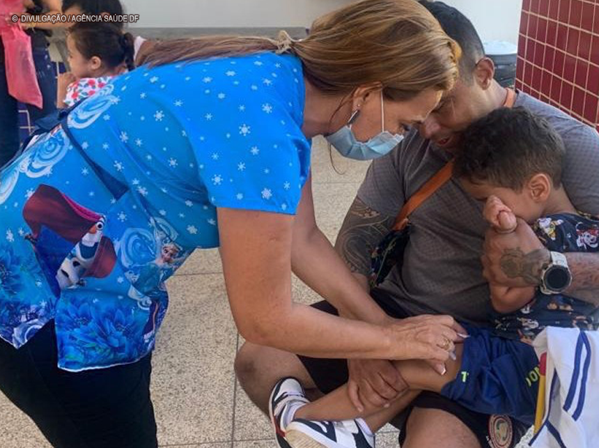 Alunos de Brazlândia, Ceilândia e Sol Nascente/Pôr do Sol são vacinados