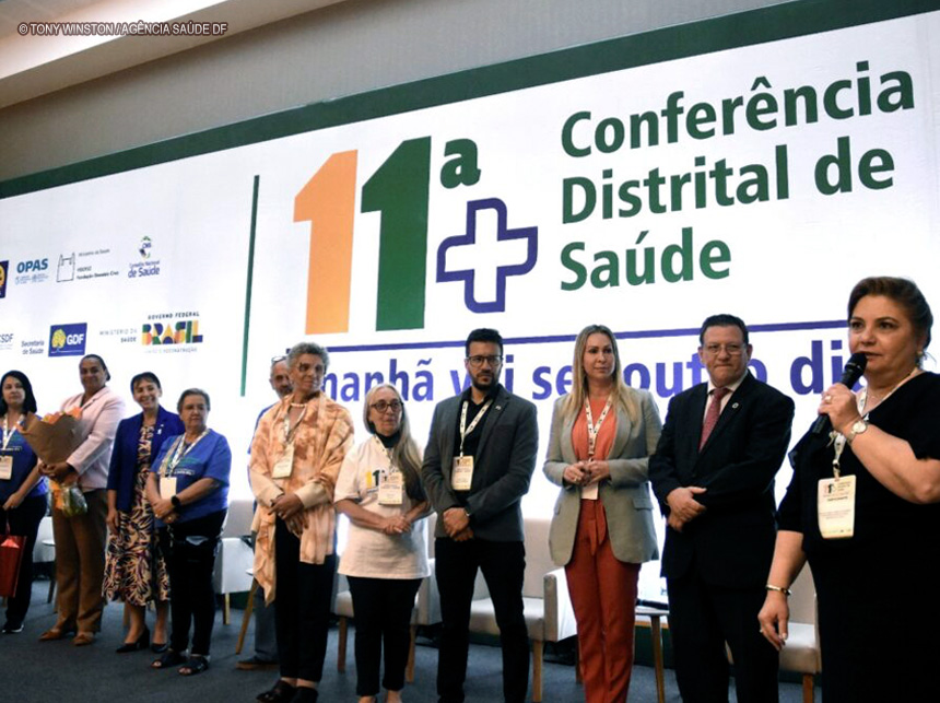 “Basta se lembrar o que seria da vacinação do Brasil, se não fosse o SUS”, disse Celina Leão na abertura da 11ª Conferência Distrital de Saúde