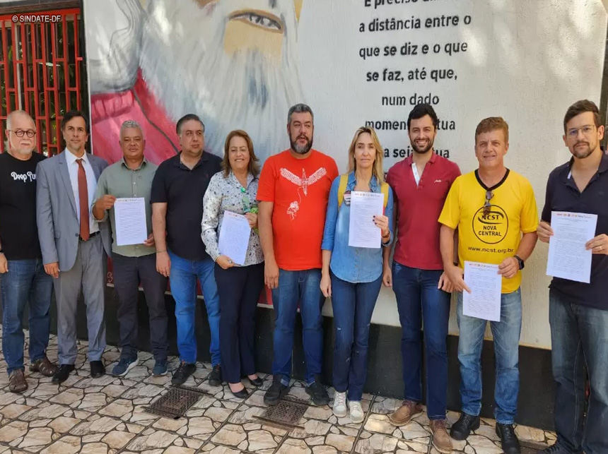 Sindate se reúne com centrais sindicais para tratar sobre o novo arcabouço fiscal