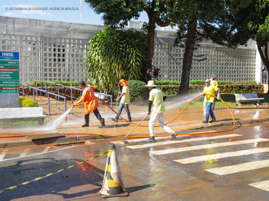 Força-tarefa minimiza danos em áreas do DF após chuvas do fim de semana